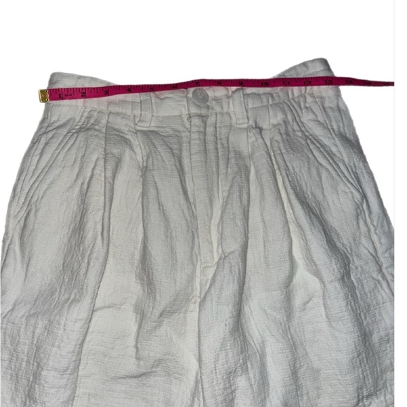 Anine Bing High Waist Cream Shorts - Picture 5 of 12